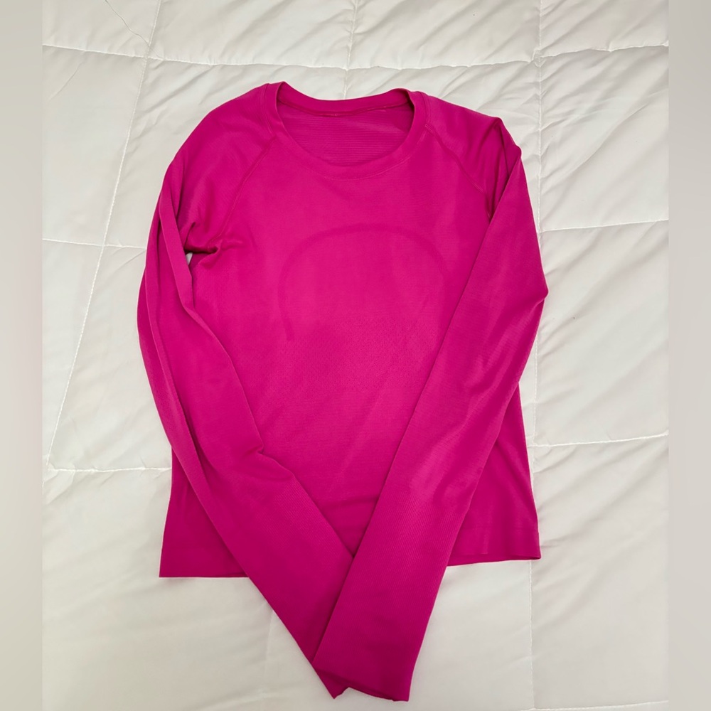 Lululemon Sonic Pink Swiftly Tech Race Length, size 4.